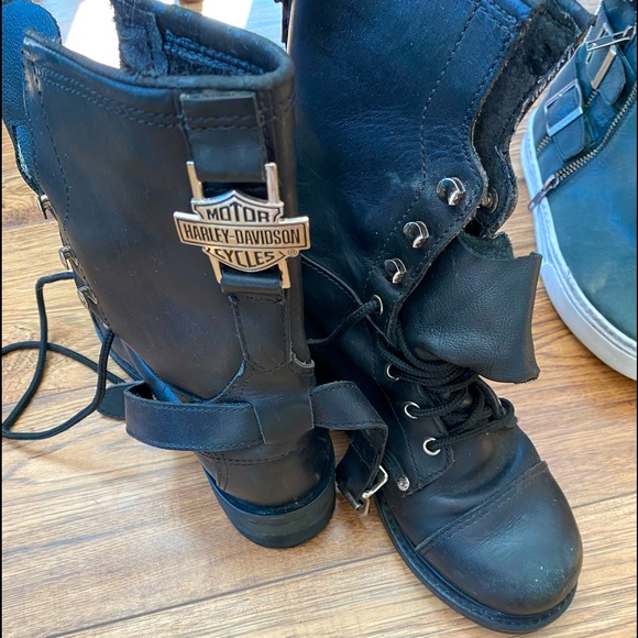 Harley Davidson motorcycle boots - Picture 3 of 8
